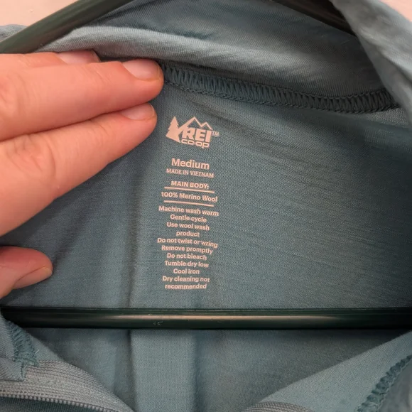 REI Merino Wool Half-Zip Pullover - Picture 3 of 4